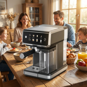 PANCERKA 20 Bars Machine à Espresso Électrique Portable pour Maison, Hôtels, avec Boîte à Lait en Plastique, Choix du Fabricant, Système de Préparation Domestique - Product Image 3