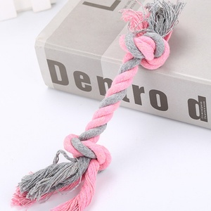 Jouet à mâcher pour <span class=keywords><strong>chien</strong></span> en corde de coton de petite taille, 18 cm, amusant, interactif, durable, indestructible, résistant aux morsures, accessoire pour animaux de compagnie - Product Image 4