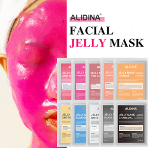 Etichetta privata 40g di gelatina morbida di acido ialuronico maschera in polvere sbiancante personalizzato con buccia di collagene oro viso viso viso SPA viso viso viso w - Product Image 4