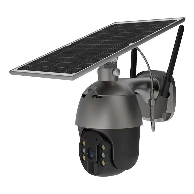 Xcreation wifi ระบบกล้องรักษาความปลอดภัยพลังงานแสงอาทิตย์ tuya PTZ พลังงานต่ํา 4G กล้องวงจรปิดพลังงานแสงอาทิตย์ 4MP กันน้ํา PIR ระบบกล้องวงจรปิดไร้สาย