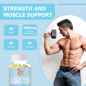 Wholesale Custom Creatine Gummies Creatine Monohydrate Supplement Accelerate <b>Post</b> Workout Repair Increase Energy Gummies - Product Image 3