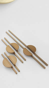 Tirador de Mueble de Diseño Asimétrico Personalizado de Fábrica, Tirador de Mueble de Media Luna, Accesorios para Muebles, Tirador para Muebles de Dormitorio - Product Image 6