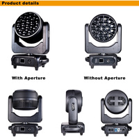 Lyre LED mobile 19x40W Bee Eye RGBW 4-en-1 avec zoom, DMX512, pour effets de scène DJ et disco