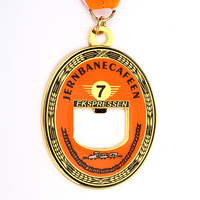 Médaille de sport personnalisée en Chine, gravure moderne polie, logo 2D/3D double face, impression de médaillon pour souvenir