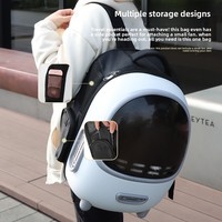 Sac de transport portable pour animaux de compagnie, capsule spatiale respirante pour chat, sac à bandoulière grande capacité 5 kg