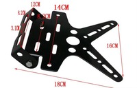 Accessoires pour moto MB, support de plaque d'immatriculation pour moto, support de plaque de numéro, vente en gros de supports de plaque