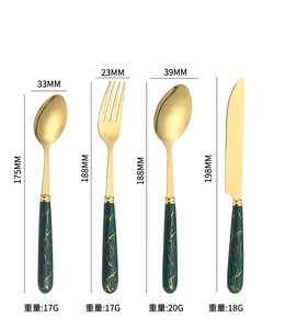 24 pz manico in plastica in acciaio inox cucchiaio forchetta e coltello <span class=keywords><strong>posate</strong></span> placcate <span class=keywords><strong>dorate</strong></span> <span class=keywords><strong>posate</strong></span> Western <span class=keywords><strong>posate</strong></span> bistecca