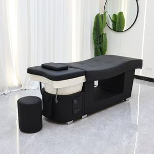 Cama de Masaje con Champú Tailandés, Spa para la Cabeza con Cascada, Calentador de Agua Multifuncional, Cama de Masaje con Champú para el Cabello - Product Image 1