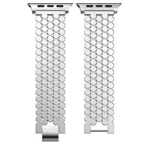 Bracelet de montre Upro Luxury Honeycomb Link pour Apple Watch 11 SE 10 9 8 7 6, bracelet en maille métallique réglable pour hommes et femmes - Product Image 3
