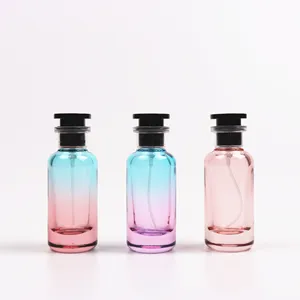 פנטסטי סיטונאי יוקרה ריק 30ML זכוכית בושם בקבוק עם כפול סיפון פלסטיק מכסה