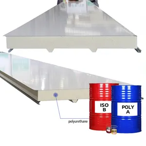 고품질 스프레이 폼 단열 지붕 폐쇄 셀 폴리머 원료 폴리올 및 이소시아네이트 패널 가격