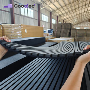 Akustik Panel Slat ahşap ahşap duvar yüksek kaliteli ses emici Mdf Akupanel ahşap Panel - Product Image 2