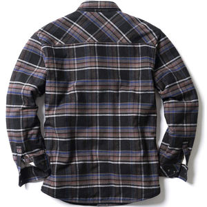 Men's Long Sleeve Vintage Mens Polar <strong>Fleece</strong> Flannel <strong>Shirt</strong> Jacket Fitted Plaid Heavy <strong>Lined</strong> Flannel <strong>Shirt</strong> Jacket for Men - Product Image 2