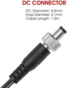 Ổ Cắm Vặn Nguồn Chuyển Mạch AC/DC <span class=keywords><strong>12V</strong></span> 2000mA Cho Hệ Thống Truyền Hình Không Dây Sao Hỏa Bộ Chuyển Đổi Nguồn DC <span class=keywords><strong>12V</strong></span> <span class=keywords><strong>2A</strong></span> - Product Image 3