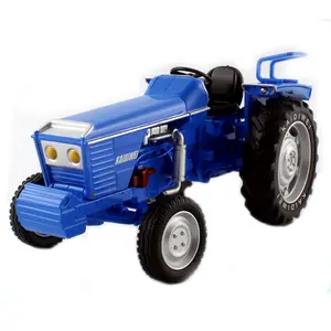 1/18 Diecast Truck Model Agriculture Wheeled Tractor Farming Car Alloy Toy Vehicles