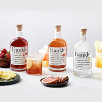 Bouteille de 700ml Rhum Whisky Vente en gros 700ml Gin Liqueur Bouteille de rhum ronde Fournisseurs
