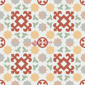 Baldosa de Cemento Encausticada Minimalista de 300x300mm, Color Liso, Baldosa Grande para Piso, Comercio Electrónico B2B, Oferta de Exportación - Product Image 2