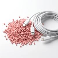 Gránulos de PVC Blando Transparentes o Opacos para Fundas Protectoras de Cables de Datos, Grado de Moldeo por Inyección