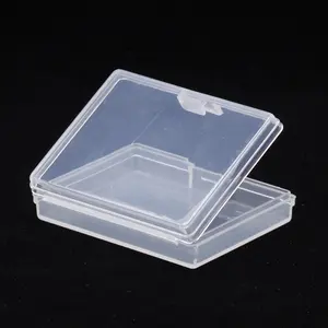 Boîte en plastique transparent, pièces, haute transparence, personnalisés, protection pour emballage de rangement avec couvercle en vente