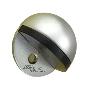 Fermaporta a Molla in Acciaio Inox e Lega di Zinco - Resistente Fermacancello per Porte Scorrevoli in Vetro con Design Moderno per Uso Alberghiero - Product Image 4