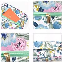 Échantillon Gratuit – Housse de Bible Florale Personnalisée de Qualité Supérieure pour Femme avec Poignée et Poches – Sac de Rangement pour Bibles