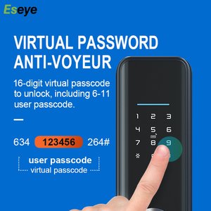 Eseye khóa cửa thông minh kỹ thuật số thông minh mật khẩu vân tay thông minh Ổ khóa an ninh điện thoại di động tuya sinh trắc học khóa cửa thông minh - Product Image 6