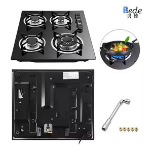 Cocina portátil para acampar al aire libre con energía solar de GLP/<span class=keywords><strong>Gas</strong></span> <span class=keywords><strong>natural</strong></span> de acero inoxidable de 4 quemadores con calefacción a alta temperatura - Product Image 6