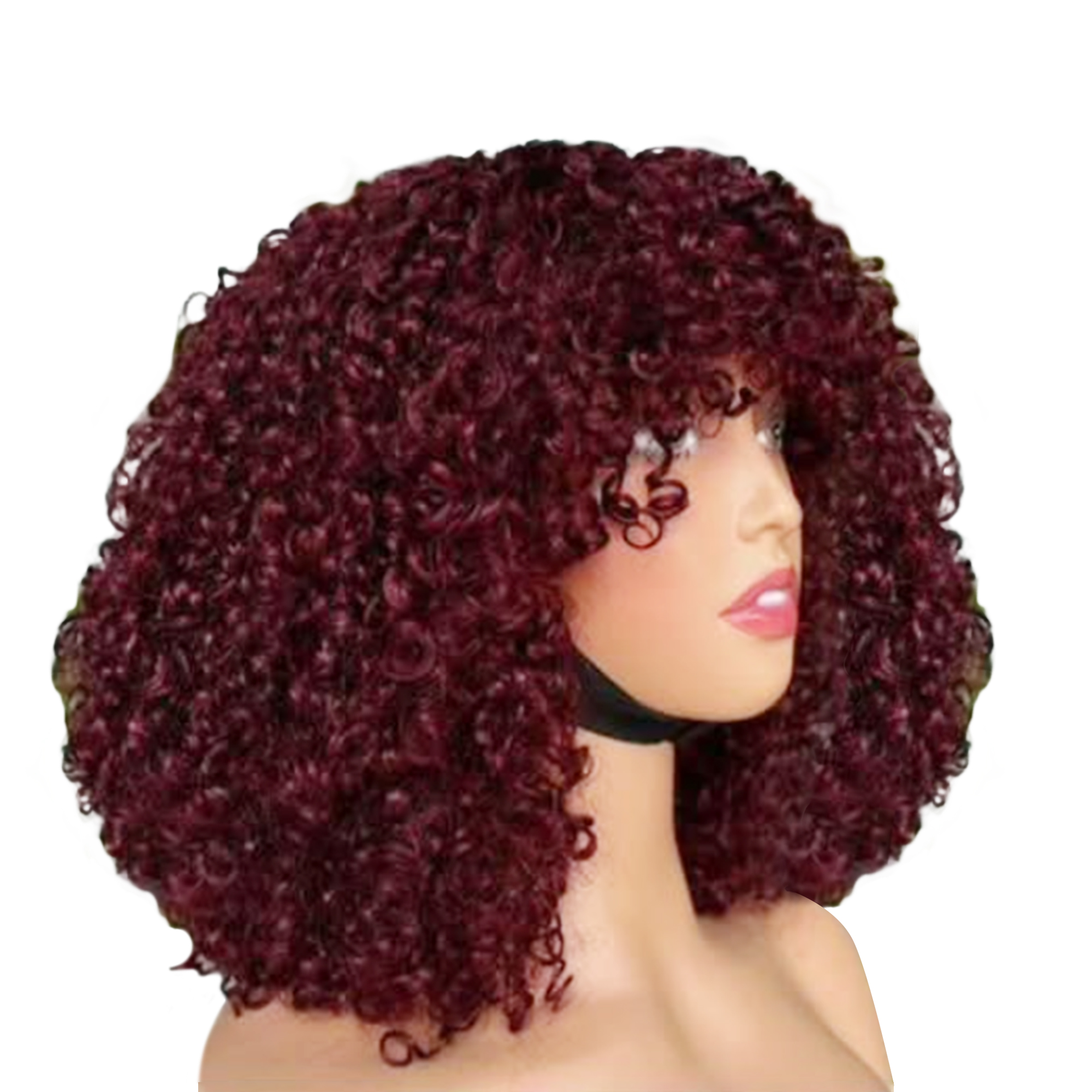 water human hair bang wig