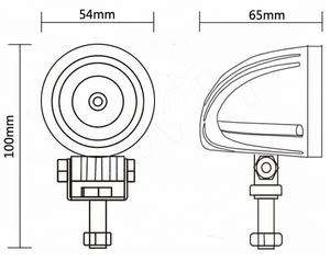 Bán buôn tại chỗ lũ Mini vòng 2inch 12 Volt <span class=keywords><strong>LED</strong></span> làm việc ánh sáng 700lm 12VDC 10 wát <span class=keywords><strong>LED</strong></span> làm việc ánh sáng cho <span class=keywords><strong>4x4</strong></span> - Product Image 6