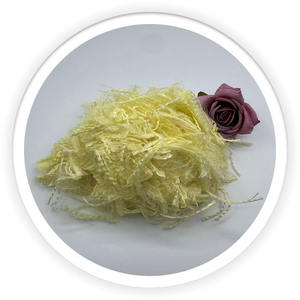 Fibre discontinue jaune aramide 13 1.5D * 51MM pour papier <span class=keywords><strong>isolant</strong></span> et noyau en nid d'abeille, résistance diélectrique élevée - Product Image 6