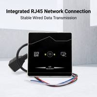 Lector de Códigos QR de Red TCP IP RJ45, HTTP, MQTT, Modbus, RFID, NFC, 13.56Mhz, Escáner de Códigos QR IC, Salida de Relé, Control de Acceso