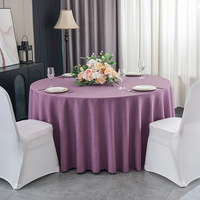 Nappe sur mesure en mélange coton-lin imitation tissu pour mariage, aménagement d'hôtel et toile de fond photographique