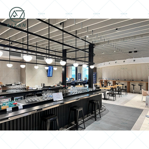 Comptoir de bar moderne de meubles de restaurant de qualité supérieure pour le salon d'hôtel de restaurant de musique de café de café - Product Image 6