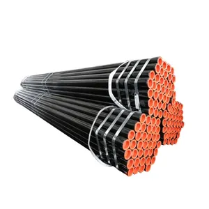 ASTM A106/API 5L MS tubi in acciaio senza saldatura tubi in acciaio al carbonio laminati a caldo tubo di ferro nero prezzo