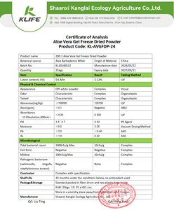 Klife Extracto de <span class=keywords><strong>Aloe</strong></span> <span class=keywords><strong>Vera</strong></span> en polvo Extracto de hoja de <span class=keywords><strong>Aloe</strong></span> <span class=keywords><strong>Vera</strong></span> 20%-95% Aloin - Product Image 4