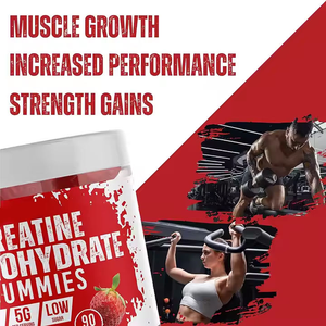 Pre-Workout <b>Creatine</b> Monohydrate L-Carnitine Natural Gummy Candy-Energy-Boosting Adult Supplement for Muscle Growth Immune - Product Image 5