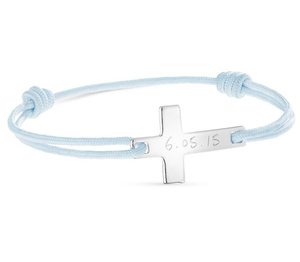 Bracelet minimaliste pour baptême de fille, bijoux de baptême, <span class=keywords><strong>cadeau</strong></span> de Noël pour petite fille, délicat pour bébé - Product Image 4