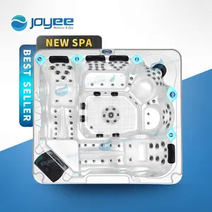 JOYEE Top 5 Outdoor Massage Spa Hot Tub 6 Persons Portable High Quality Massage Hot Tub With Ozone Filter