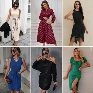 Vente en gros de vêtements en ballots pour femmes assortis de vêtements de marque neufs et décontractés vêtements d'occasion vêtements pour femmes vêtements en stock