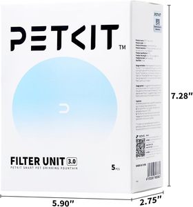 <span class=keywords><strong>Filtre</strong></span> amélioré 3.0 fontaines d'eau pour animaux de compagnie pour <span class=keywords><strong>PETKIT</strong></span> Eversweet 2S/3/3 Pro Eversweet Solo SE & CYBERTAIL Filtres de remplacement - Product Image 6