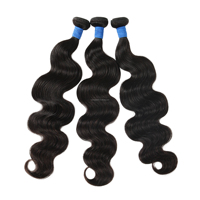 Extensions de Cheveux Humains Double-Drawn, Cheveux Vierges à Cuticules Alignées, Texture Lisse, 8''-24'', Paquets de Cheveux Cousus à la Machine