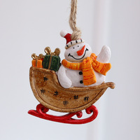 Boules de Noël de haute qualité, écologiques, durables, en résine, décorations personnalisées pour la maison, pendentifs suspendus pour les fêtes, petits cadeaux