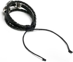 Pulsera de Cuero con Diseño de Banderas Nacionales y Logotipo Personalizado, Longitud Ajustable, Pulsera con Bandera de Argentina para Fanáticos del Fútbol - Product Image 3