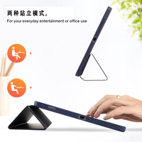 OLP casing Keyboard 10.4 inci, sarung pelindung tahan guncangan kulit PU ringan TPU ramping modis untuk Tab S6 Lite