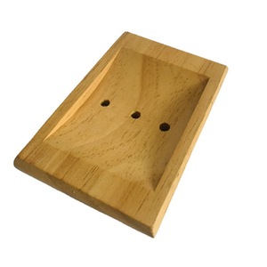 Wooden Storage Tray Square 1 Compartment For <b>Kitchen</b> Food Use - Product Image 1