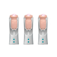 GF-Electric Body Gay Hands Free Vagina Shape Masturbation Cup untuk Pria