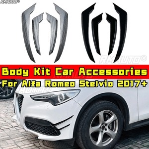 Kit de Carrocería para Alfa Romeo Stelvio 2017+, Rejilla Delantera, Rejilla de Ventilación, Cubiertas de Salida de Aire, Tiras Decorativas, Accesorios para Automóviles - Product Image 1