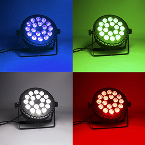 Luz plana para escenario 18x18w LED Par RGBWA UV 6en1, luz para DJ, material <span class=keywords><strong>de</strong></span> aluminio, adecuada para bodas, iglesias, banquetes, bares, discotecas - Product Image 5