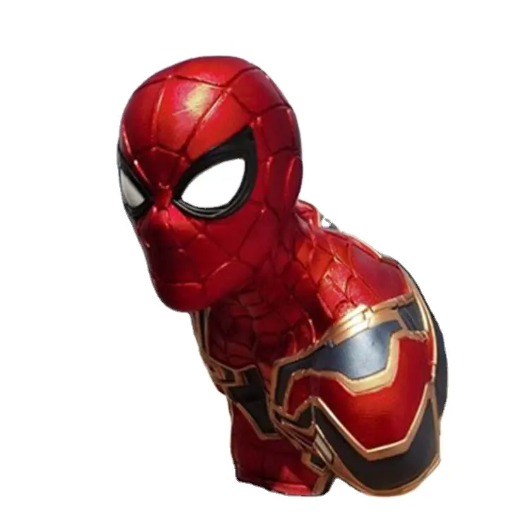 Avengers Amazing Spider-Man Buste Handgemaakte Iron Man Spider-Man Model Resin Bust