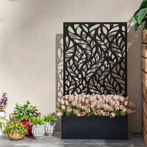 MaoRong Vente en gros personnalisée <span class=keywords><strong>de</strong></span> jardinières murales en métal avec revêtement en poudre, pots <span class=keywords><strong>de</strong></span> fleurs d'<span class=keywords><strong>extérieur</strong></span> pour la maison et le jardin - Product Image 1